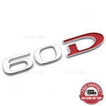Tesla Rear Liftgate Lid Model 60D Nameplate Logo Badge Emblem Sport Chrome Red. Fixed Price $16.99.
