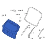 For Kia Sorento 2022-2025 72800R5700 Rear Liftgate. Fixed Price $1502.81.