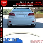 Fits 06-13 Lexus IS250 IS350 Oe Style #077 Painted Rear Trunk Spoiler Wing. Fixed Price $150.99.