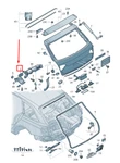 New Audi Q5 Tailgate Hinge Rear Left 8R0827299B Genuine. Fixed Price $116.79.