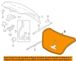 Gm Oem 14-17 Regal Trunk Lid Components-weatherstrip 22804659. Fixed Price $116.39.