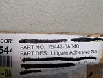 Genuine 2022 Toyota Corolla Cross Liftgate Nameplate 75442-0A040. Fixed Price $20.00.