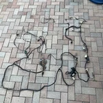 1991 Ford Mustang Full Body Wiring Harness Chassis Floor Pan Hatchback Damaged. Fixed Price $125.00.