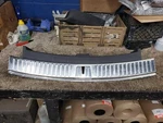19 20 21 22 23 Porsche Cayenne Rear Striker Trim Panel W/chrome Molding. Fixed Price $225.00.