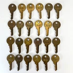Vintage Brass Master Key Lot Milwaukee Usa Padlock Mostly 3753 Mc Hardware. Fixed Price $28.00.