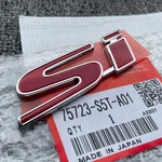 Genuine Oem Red Si Emblem For Honda Civic Coupe Hatchback 4-DOOR Trunk Badge. Fixed Price $18.45.