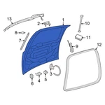 For Dodge Grand Caravan 2011-2020 68078085AE Rear Liftgate. Fixed Price $1375.62.