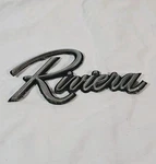1979-1985 Buick "riviera" Plastic Emblem Removed P/n 1261160. Fixed Price $11.99.