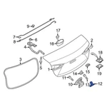 For Mazda 2006-2021 GG2A56840 Rear Deck Lid Striker. Fixed Price $19.95.
