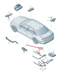 New Audi A8 Tailgate Opening Sensor Line 4N0962239 4N0-962-239. Fixed Price $105.40.