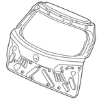 Acura Rdx 2013-2015 Tailgate 68100-TX4-A80ZZ Oem Genuine Part. Fixed Price $1142.12.