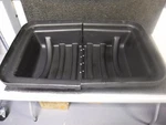 Rubbermaid Mdpe Cube Truck LID,BLACK,HINGED,8-1/2INH,5M728,(G). Fixed Price $160.00.