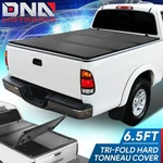 For 2000-2006 Toyota Tundra 6.5' Bed Fleetside Hard Solid Tri-fold Tonneau Cover. Fixed Price $396.99.