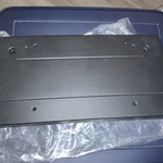 Bmw 51.11-7 111 769 Black Plastic Front Bumper License Plate Mount Bracket Oem. Fixed Price $49.99.