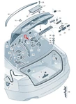 Audi A5 Rear Left Trunk Lid Closing Element 8T0827207A. Fixed Price $25.95.