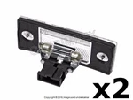 Porsche Cayenne '03-'09 License Plate Light Set Of 2 Genuine +warranty. Fixed Price $77.50.