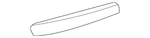 Genuine Nissan License Molding 84810-9AF1A. Fixed Price $184.26.