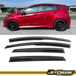 Fits 11-19 Ford Fiesta Hatchback Acrylic Mug Style Window Visors Rain Sun Guards. Fixed Price $29.99.