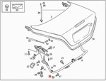 Genuine Mercedes R170 Slk End Stop 1706370490. Fixed Price $121.06.
