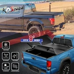 Frp Hard Solid Tri-fold Tonneau Cover For 99-14 Silverado Sierra 8FT Long Bed. Fixed Price $468.99.