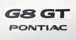 2008 2009 Pontiac G8 Gt Rear Trunk Lid Emblem Kit Set Black Oem Gm. Fixed Price $69.00.