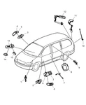2001-2007 Chrysler Town & Country Rear Climate Control P/n 4685797AA Genuine Oem. Fixed Price $16.99.