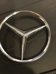 1969 Mercedes Benz 280SE Metal Chrome Trunk Lid Emblem 4 1/2 Diameter. Fixed Price $50.00.