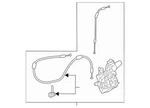 Genuine Lexus LS500/LS500H 2018-2020 Trunk Lock Actuator, 64650-50060. Fixed Price $599.95.