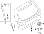 Genuine Subaru Support Cylinder 63320SL000. Fixed Price $332.30.