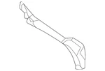 Genuine Acura Body D-pillar Molding 74350-TZ5-A01. Fixed Price $46.45.