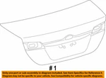 64401-06560 Toyota Panel Sub-assy, Luggage Compartment Door 6440106560, New Genu. Fixed Price $730.62.