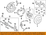 Toyota Oem 14-20 Mirai,prius V Rear Suspension Brake Components-rotor 4243147080. Fixed Price $82.02.