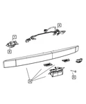 Genuine Mopar Lift-gate Handle 68034167AA. Fixed Price $190.80.