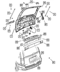 2014-2020 Chrysler T&c Dodge Grand Caravan Ram C/v Power Lift-gate Motor Gea. Fixed Price $530.56.